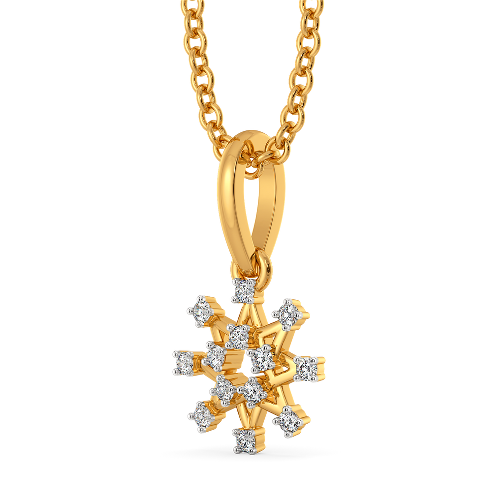 Mesh and Mingle Diamond Pendants