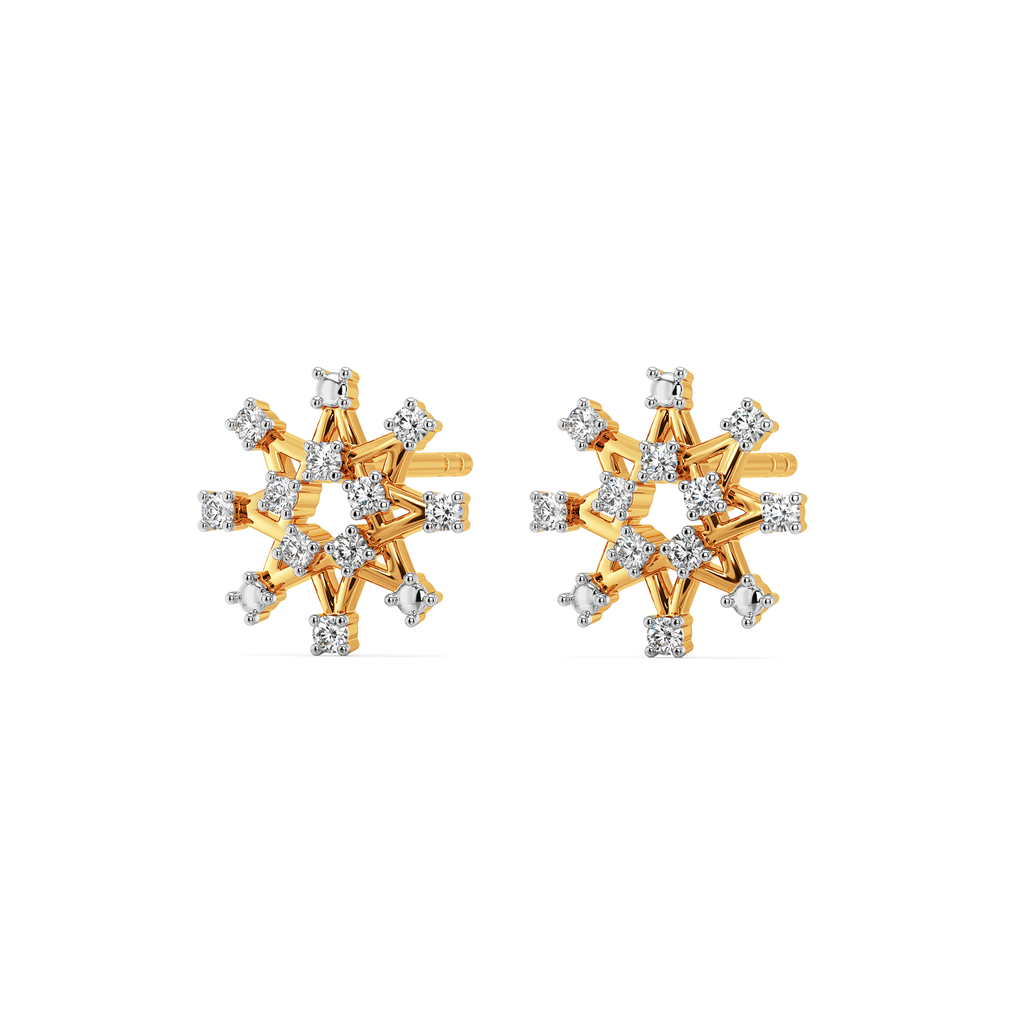 Mesh and Mingle Diamond Earrings