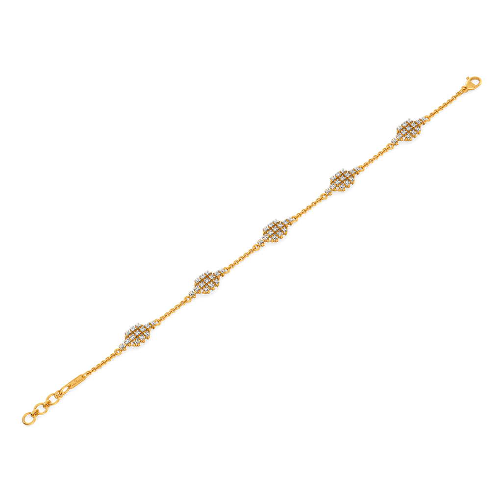 Mesh Vibes Only Diamond Bracelets