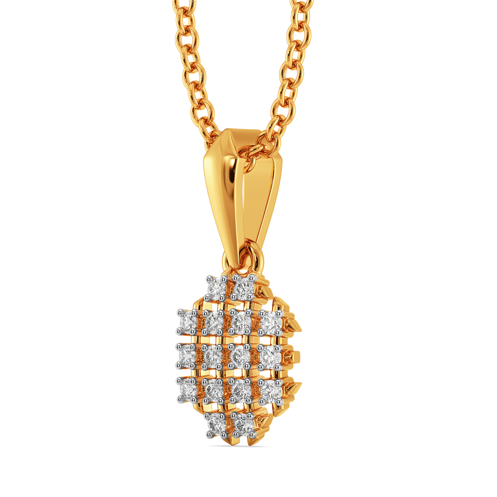 Mesh Vibes Only Diamond Pendants