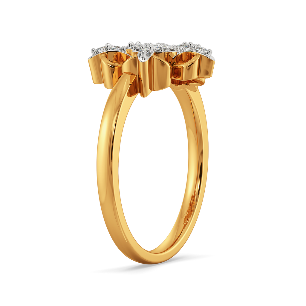 Feeling Floral and Fabulous Diamond Rings