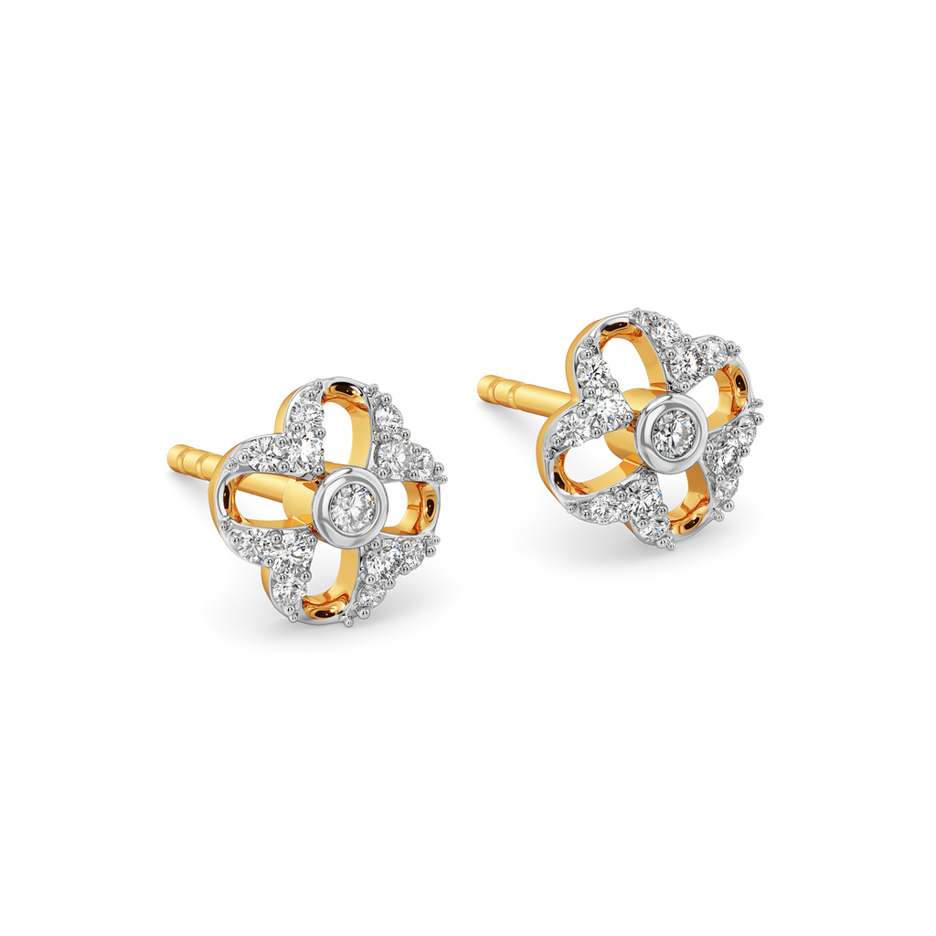 Floral Dreams Diamond Earrings
