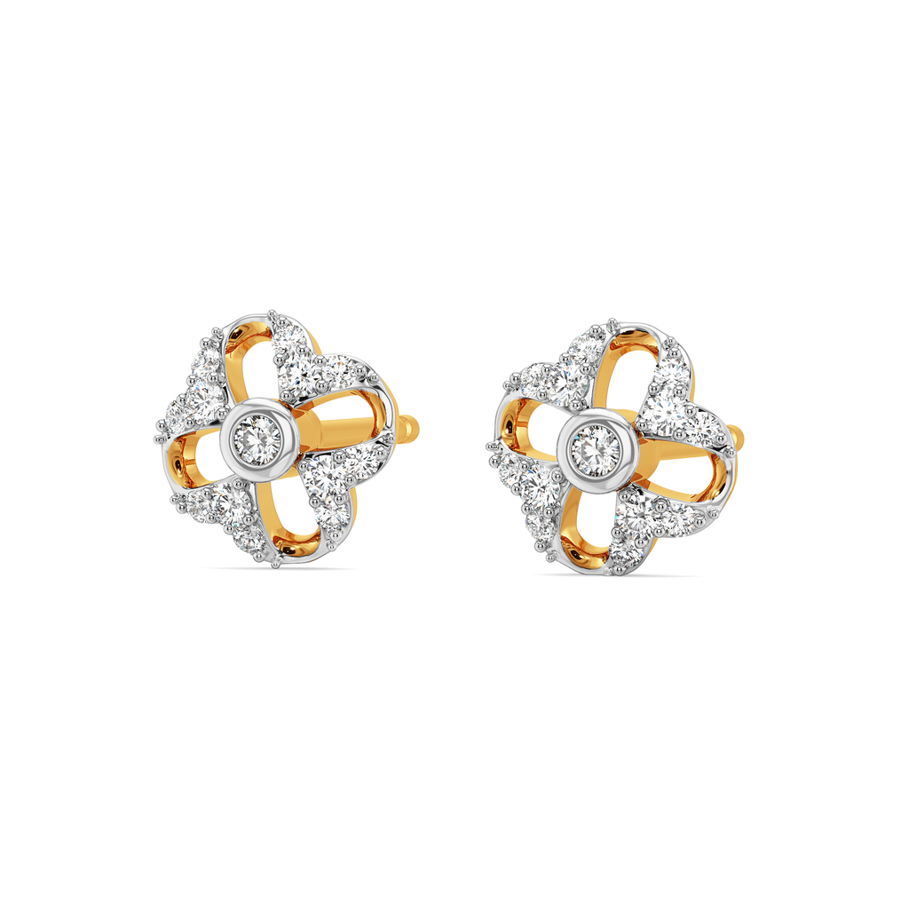 Floral Dreams Diamond Earrings
