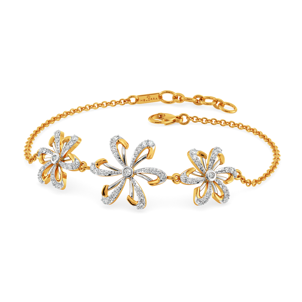 Make My Heart Blossom Diamond Bracelets