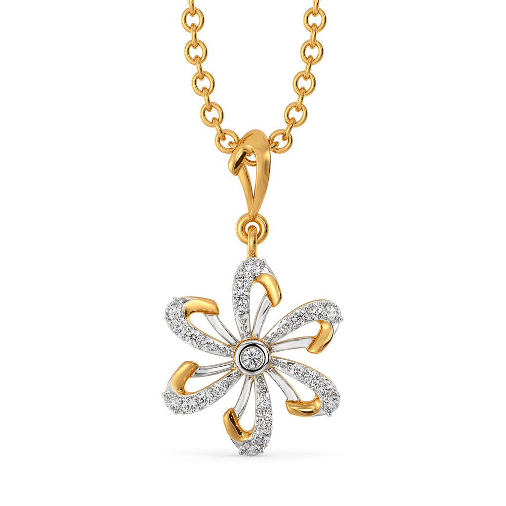 Make My Heart Blossom Diamond Pendants