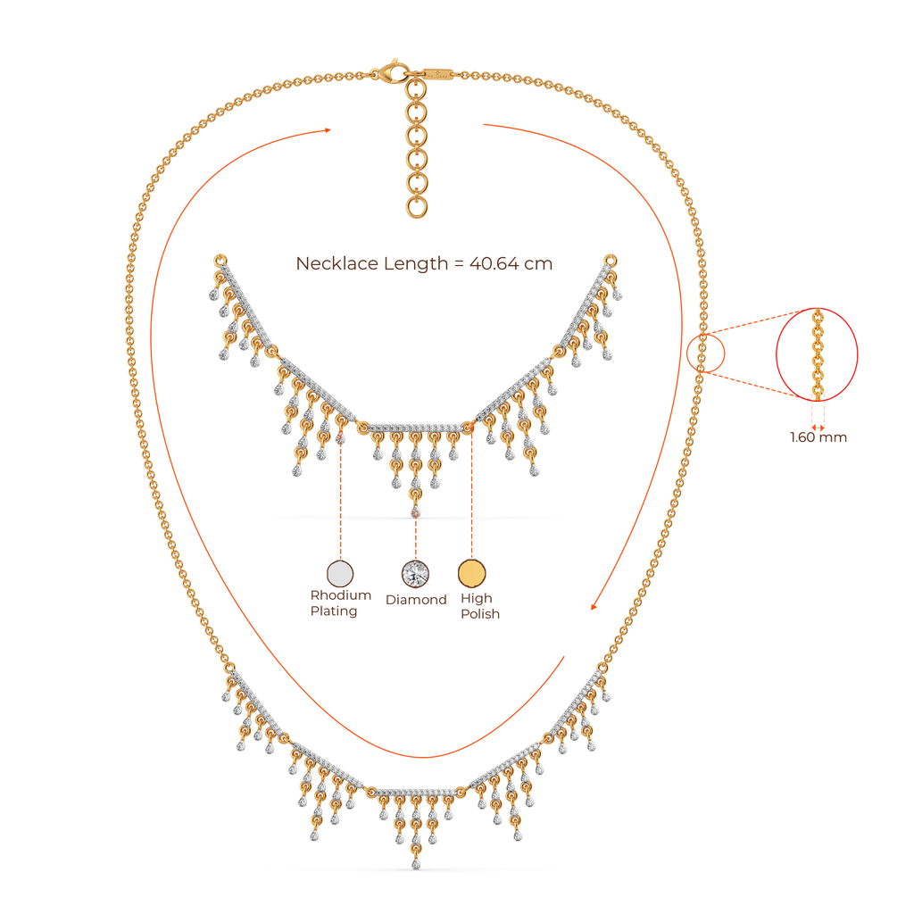 Fringe Perfect Diamond Necklaces