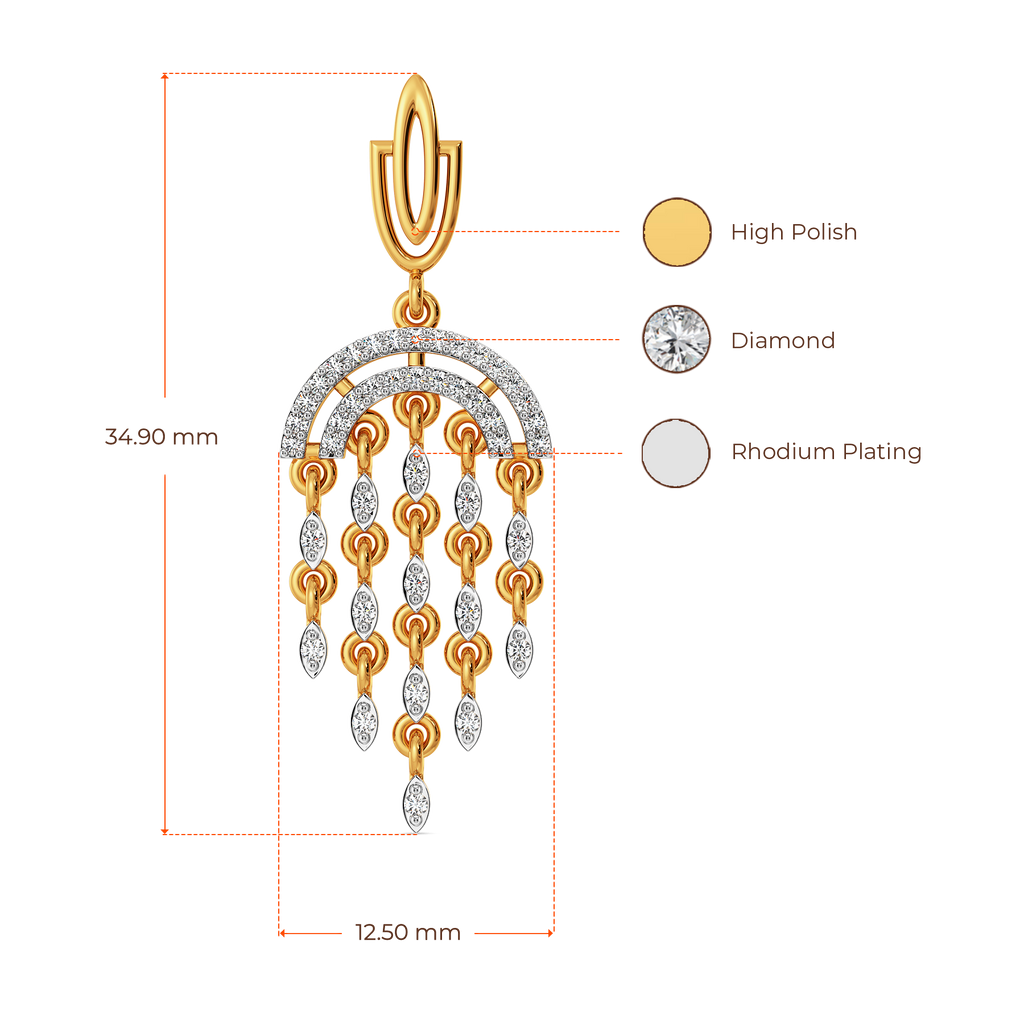 Fringe Perfect Diamond Earrings