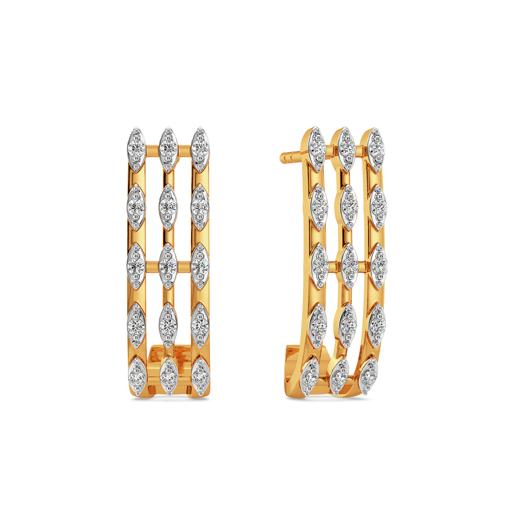 Slay in Fringe Diamond Earrings