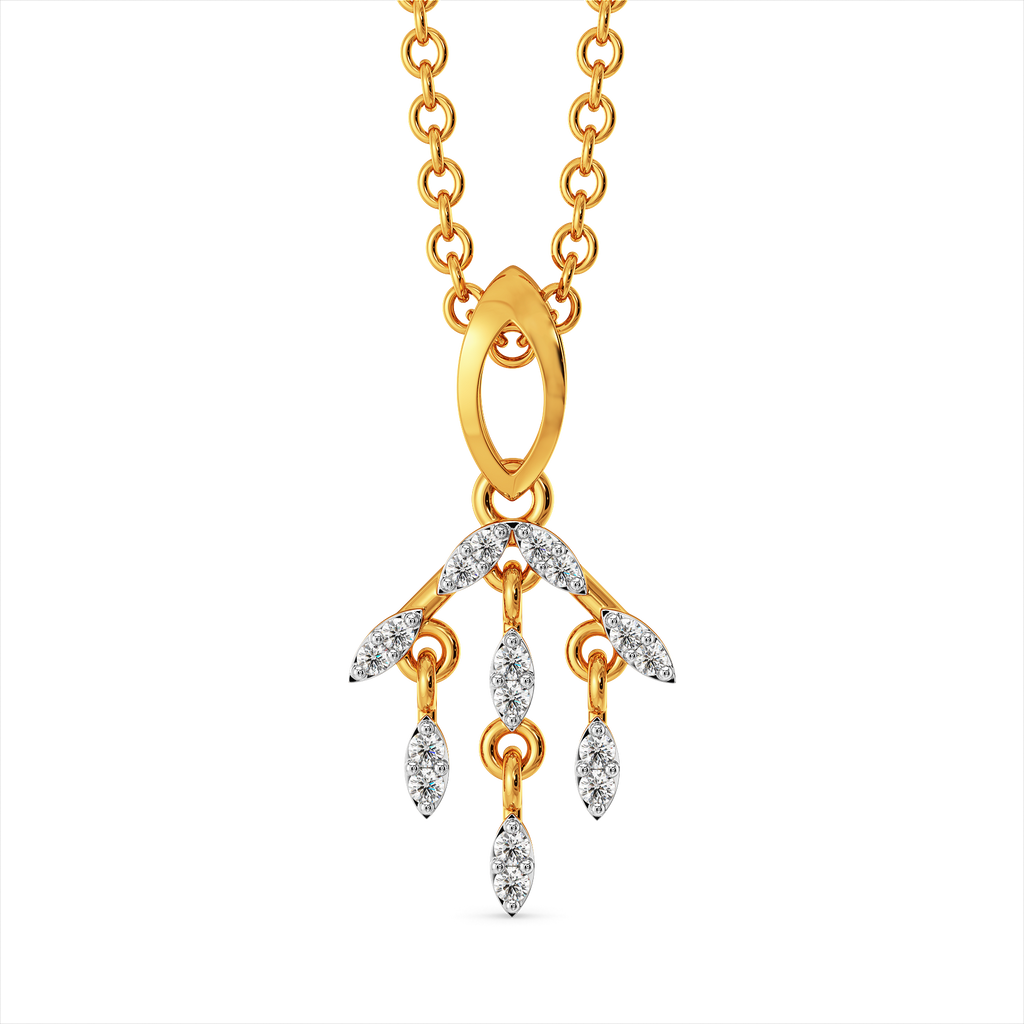 Slay in Fringe Diamond Pendants