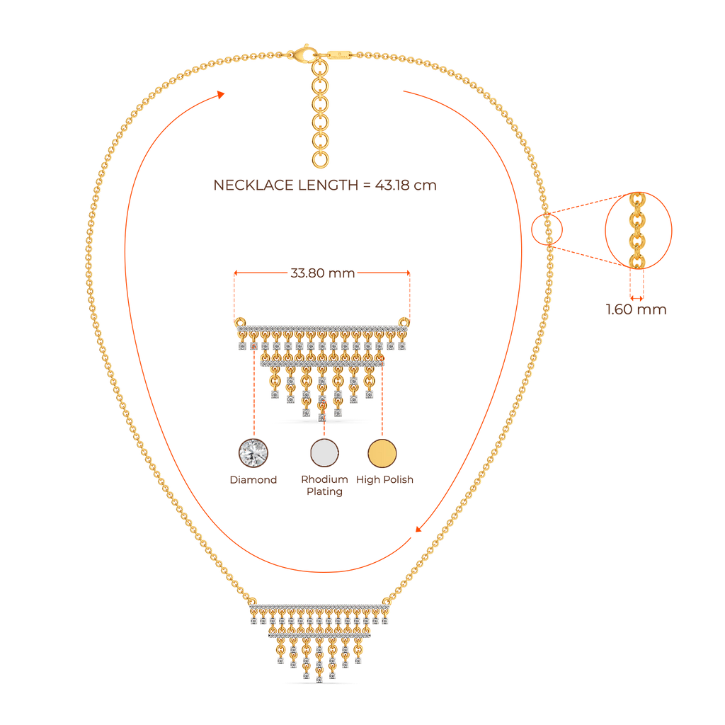 Fringe this Spring Diamond Necklaces