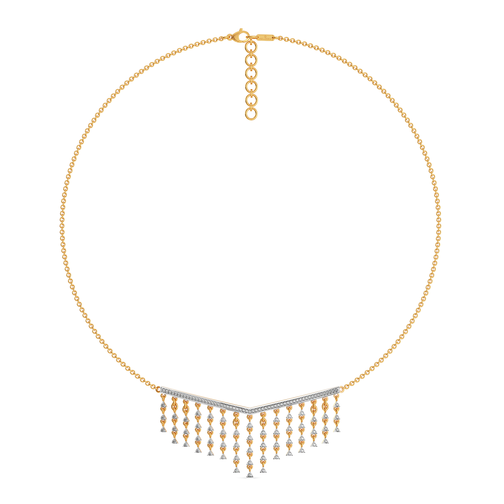 Vibe in Fringe Diamond Necklaces