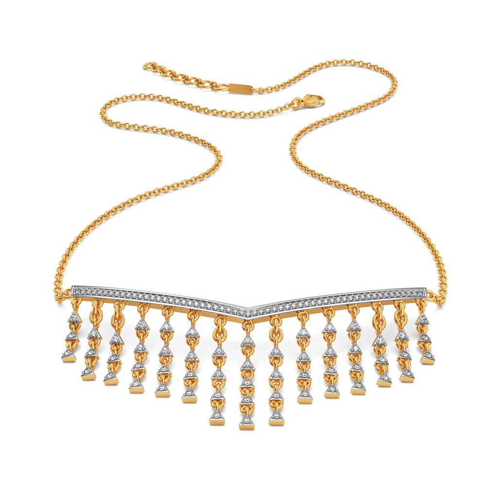 Vibe in Fringe Diamond Necklaces