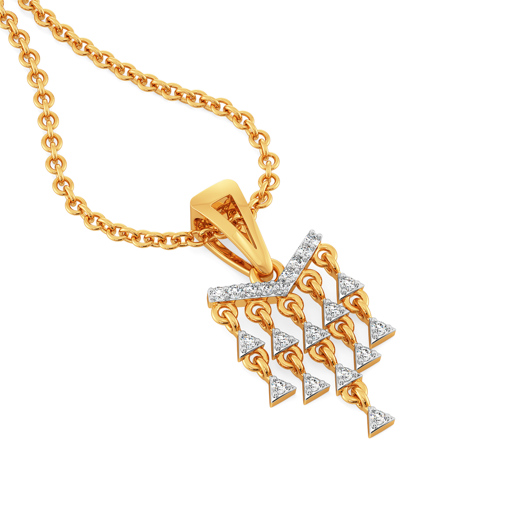 Vibe in Fringe Diamond Pendants