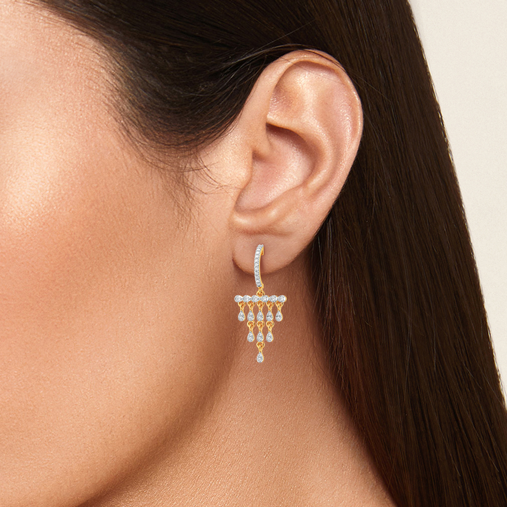 Fringe Summer Diamond Earrings