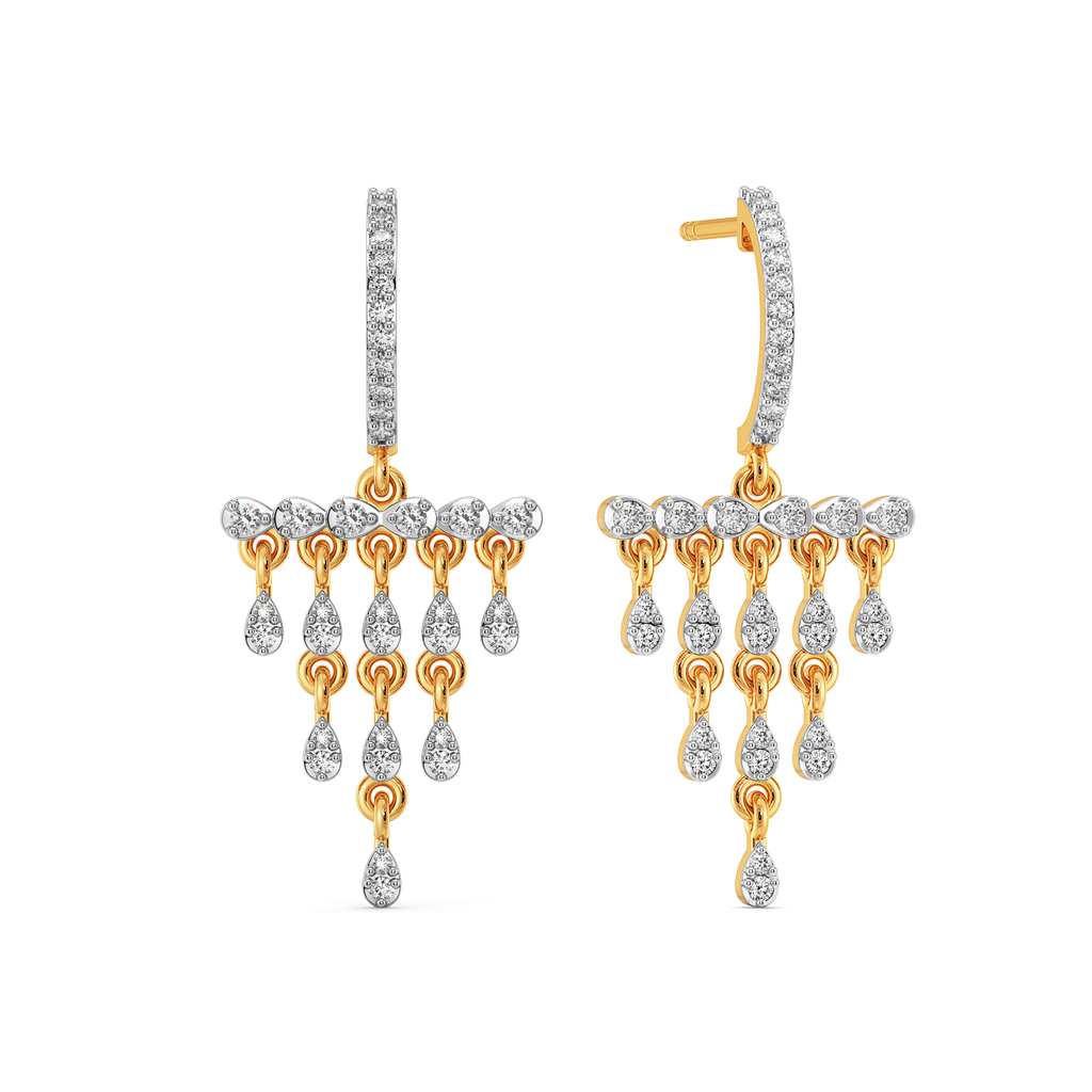 Fringe Summer Diamond Earrings