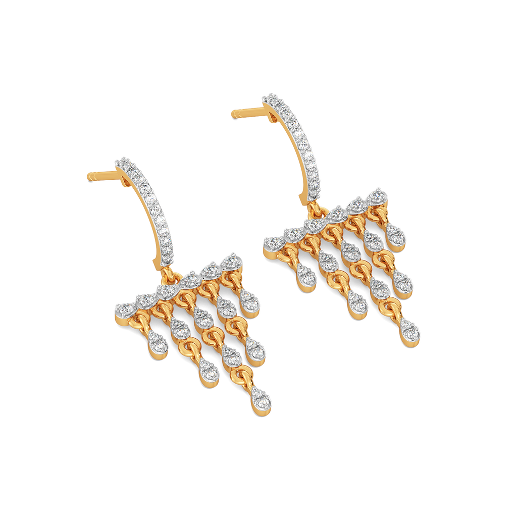 Fringe Summer Diamond Earrings
