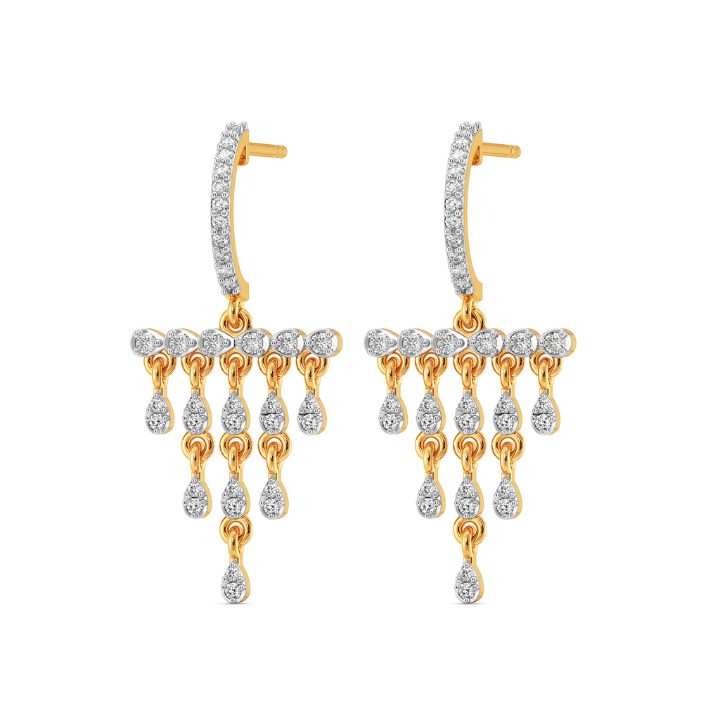 Fringe Summer Diamond Earrings