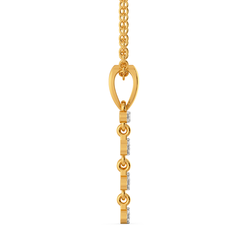 Fringe Toned Diamond Pendants