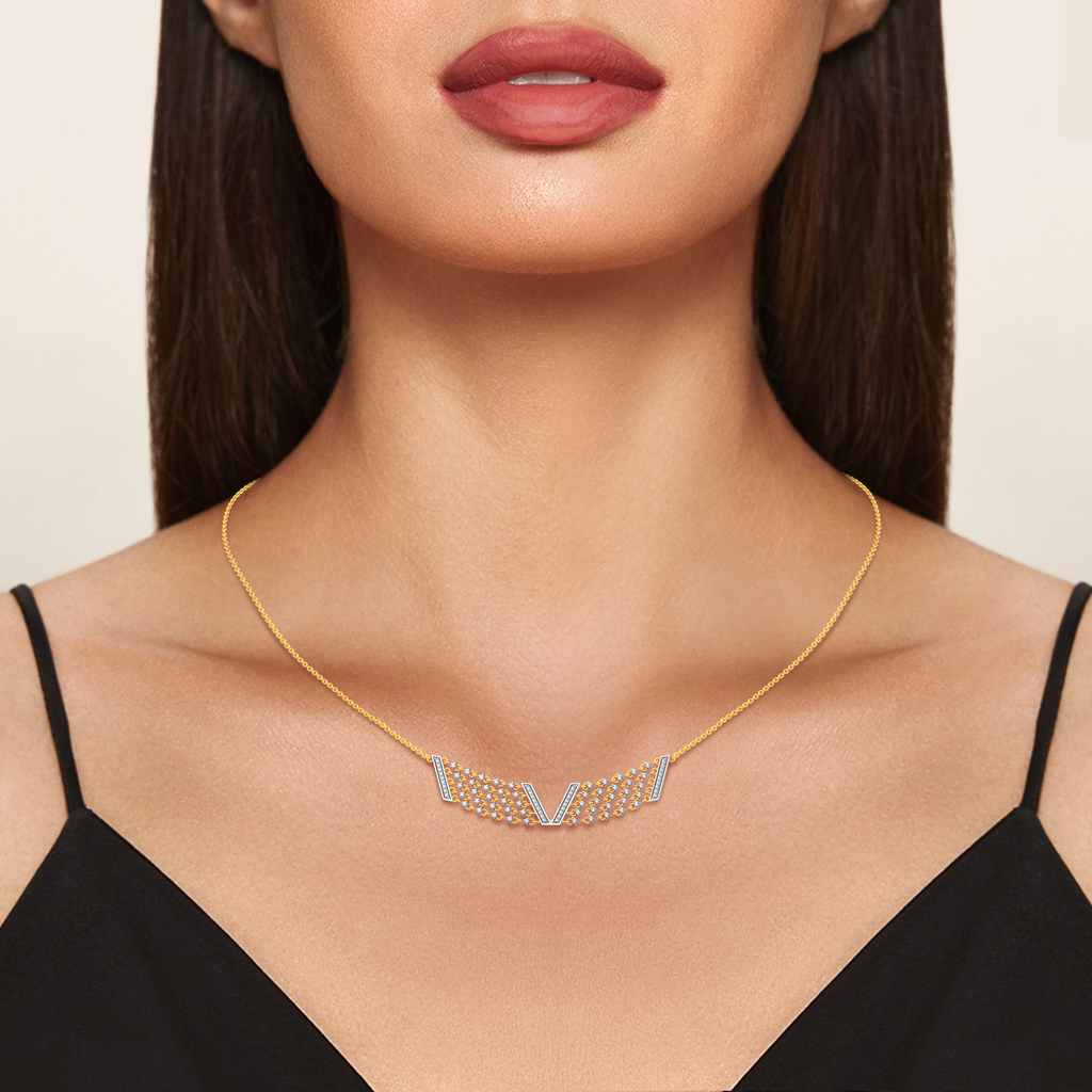 Fringe is Love Diamond Necklaces