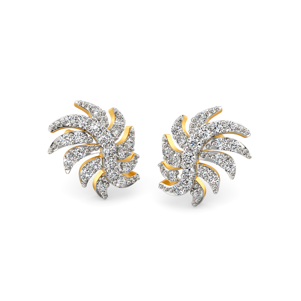 Flapper Girl Diamond Earrings