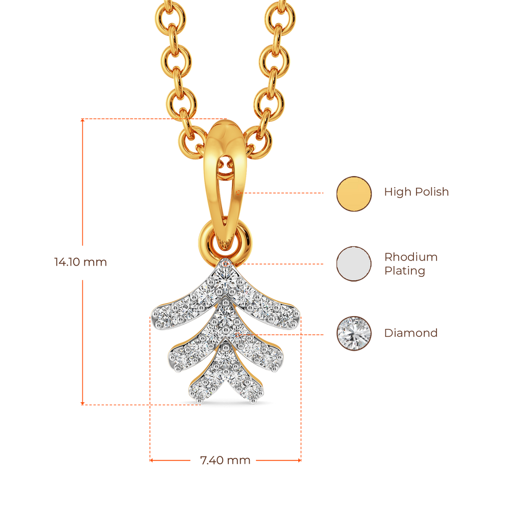 Rebel Flapper Diamond Pendants