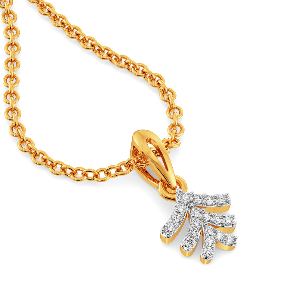 Rebel Flapper Diamond Pendants