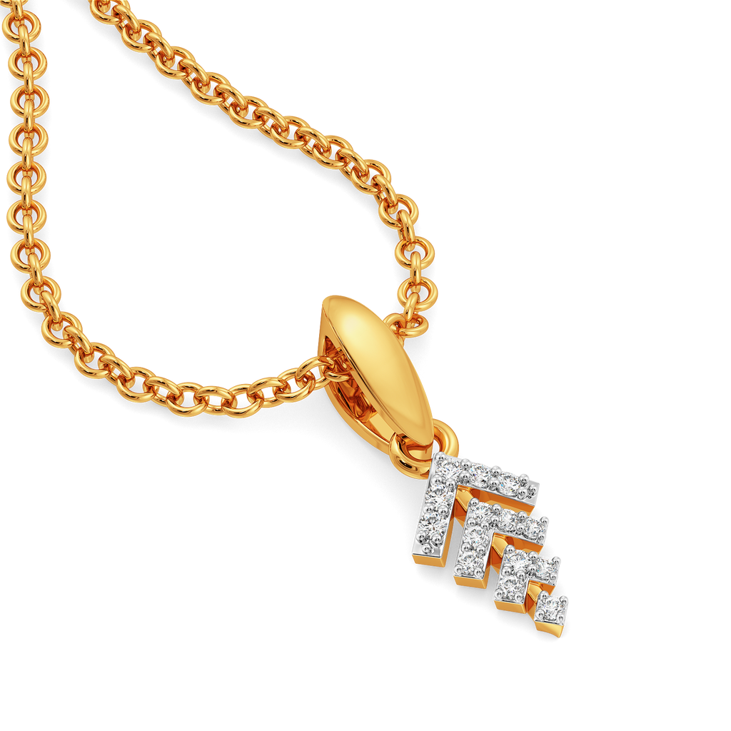 Art Deco Darling Diamond Pendants