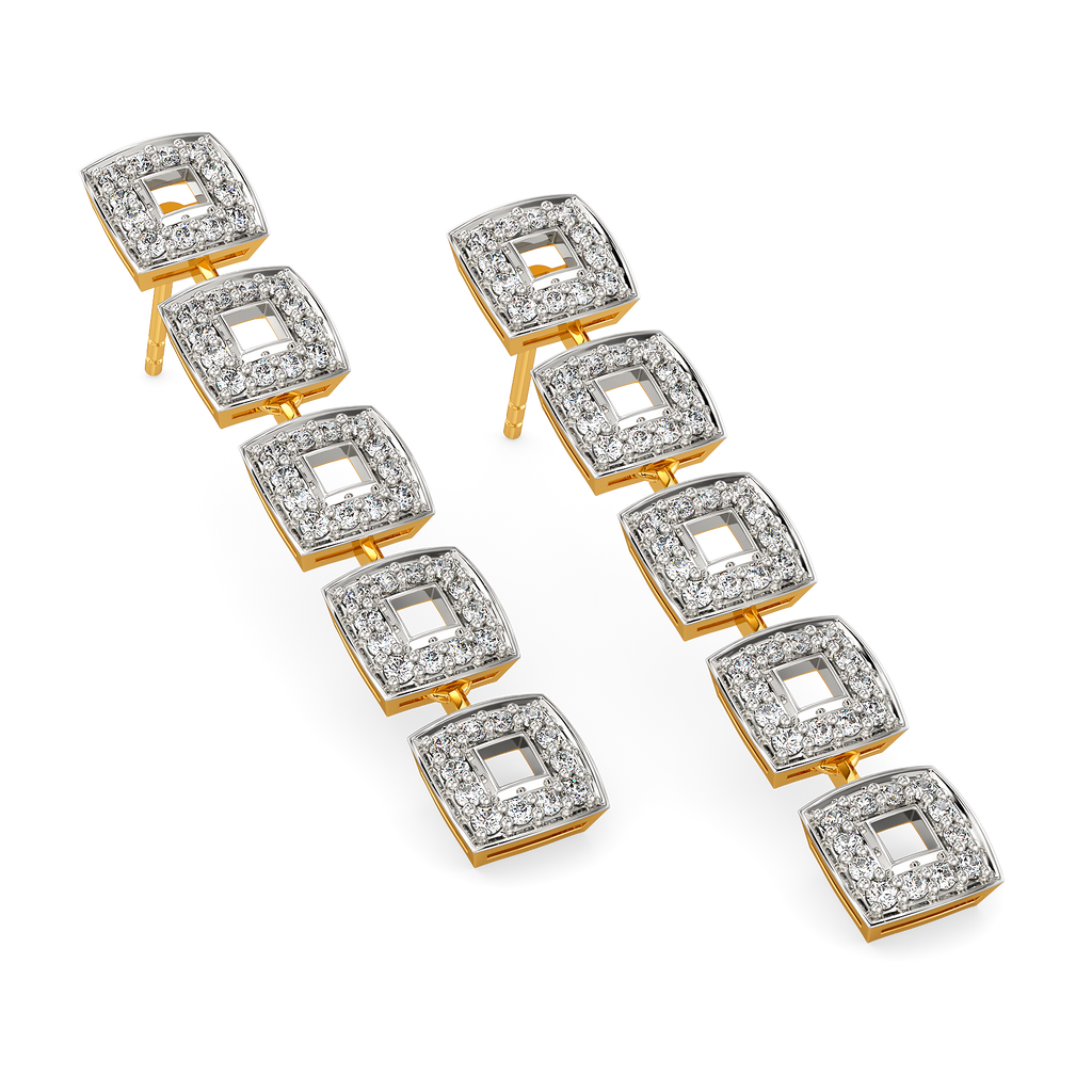 Dreamy Touch Diamond Earrings