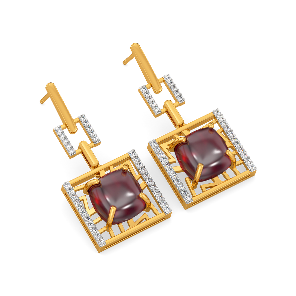 Rose Dawn Diamond Earrings