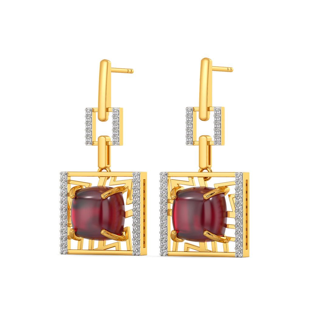 Rose Dawn Diamond Earrings