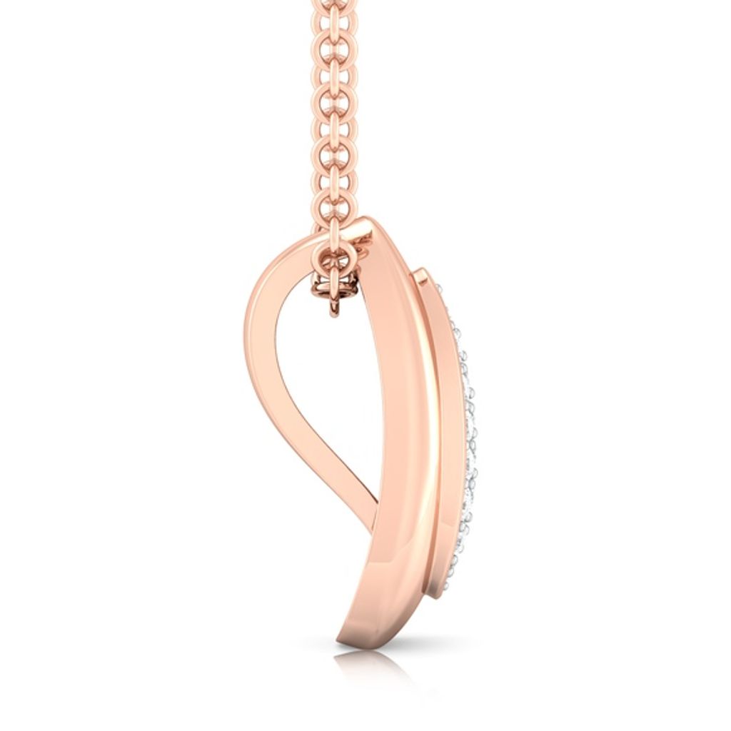 Iced Rose Diamond Pendants