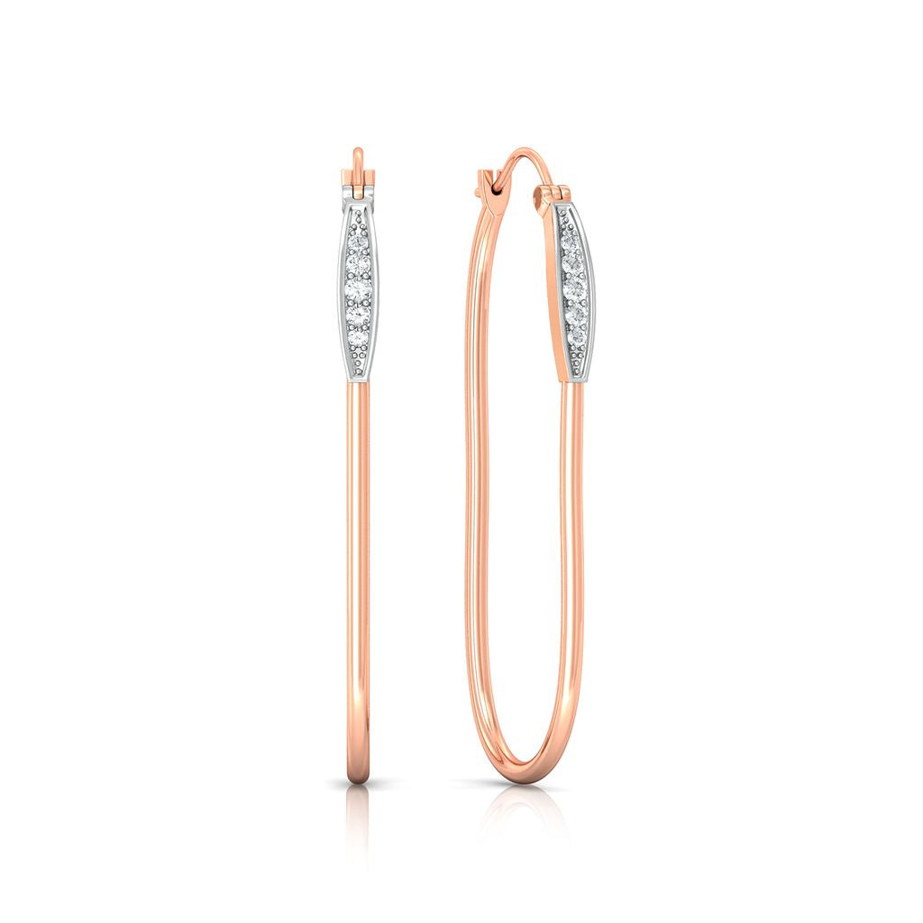 U-Turn Diamond Earrings