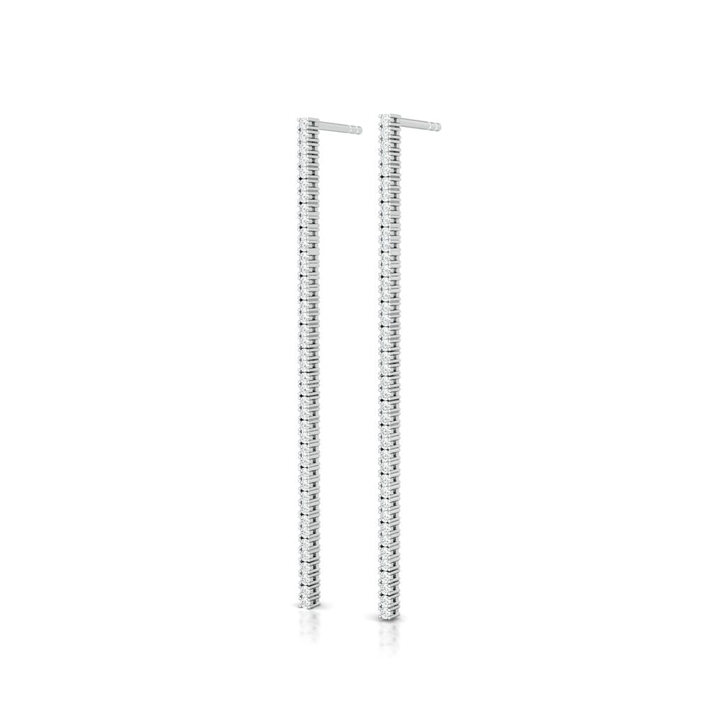 Shimmer Strands Diamond Earrings