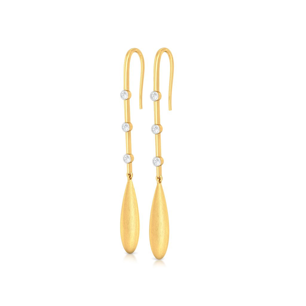 Descending Dazzle Diamond Earrings