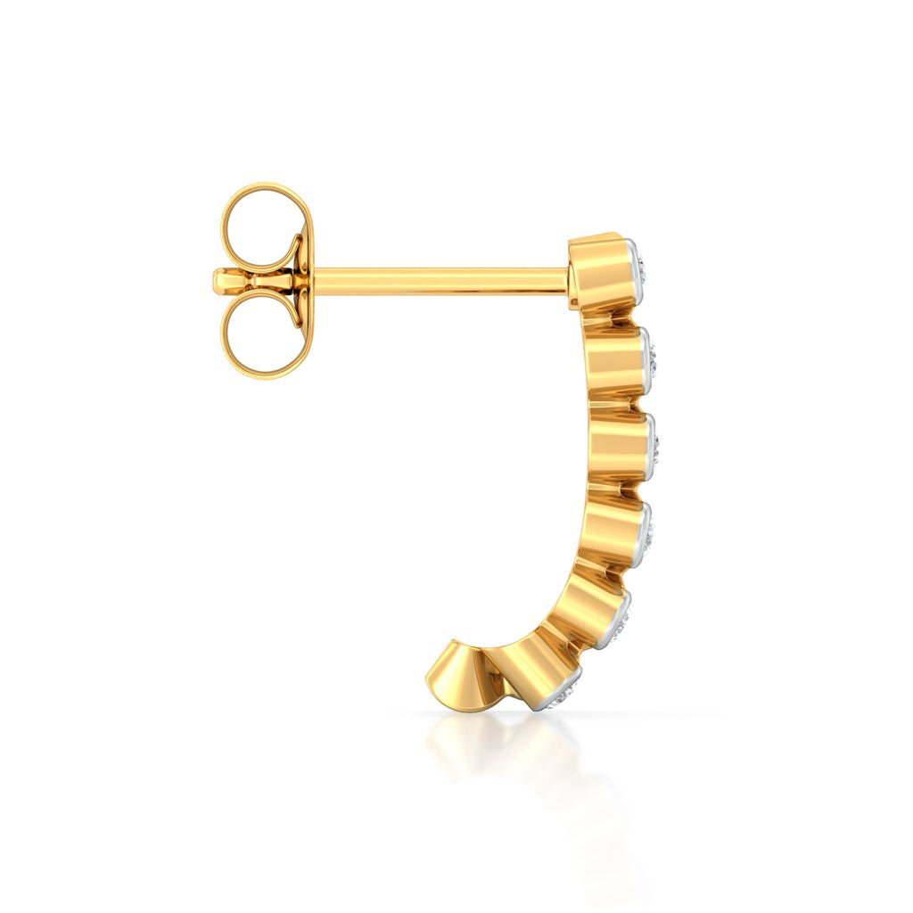 Go Streaks Diamond Earrings