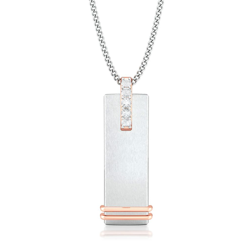 Frosted white Diamond Pendants