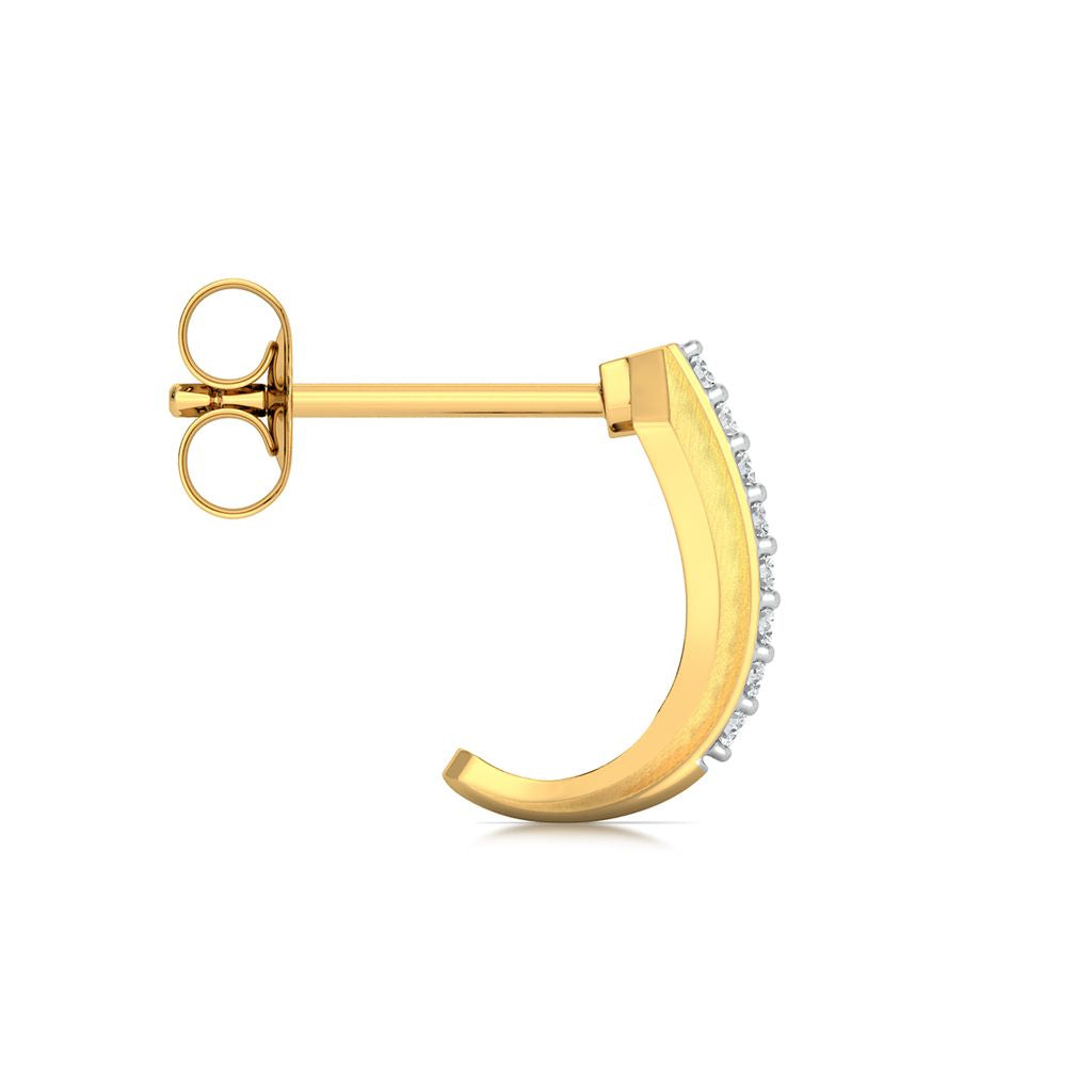 Shine in Line Diamond Earrings