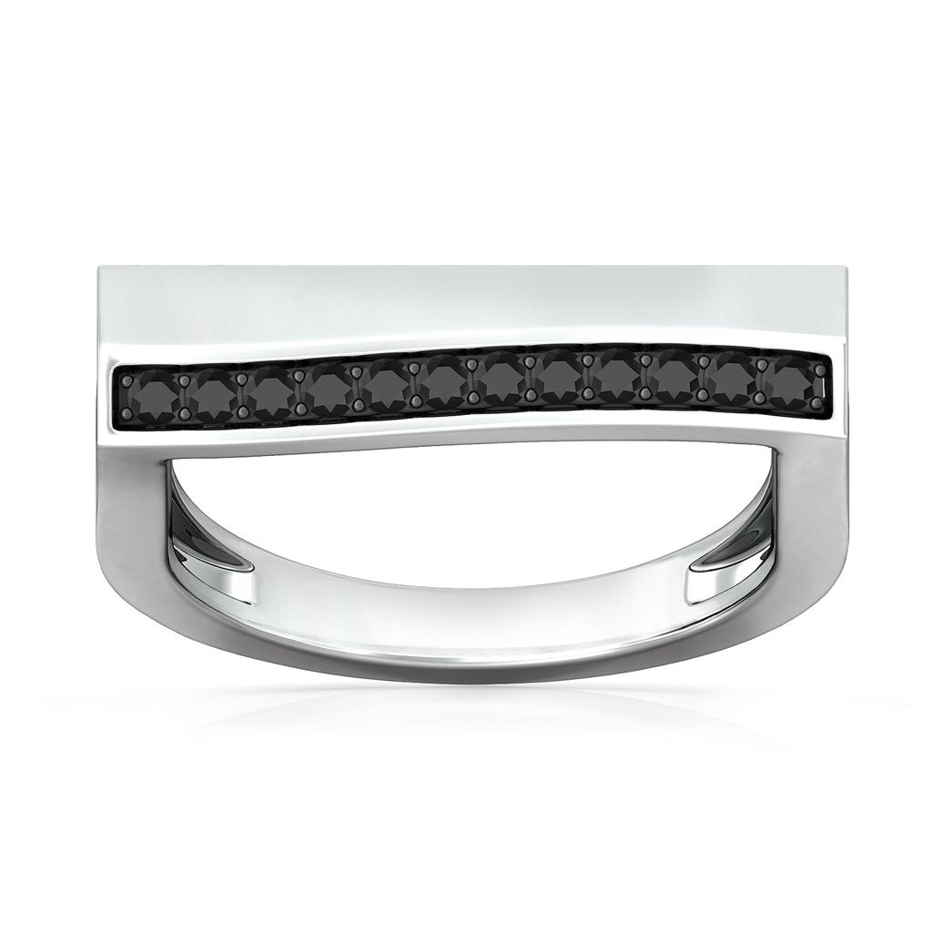 Black glam Diamond Rings
