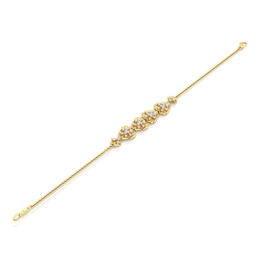 Belle-Flower Diamond Bracelets