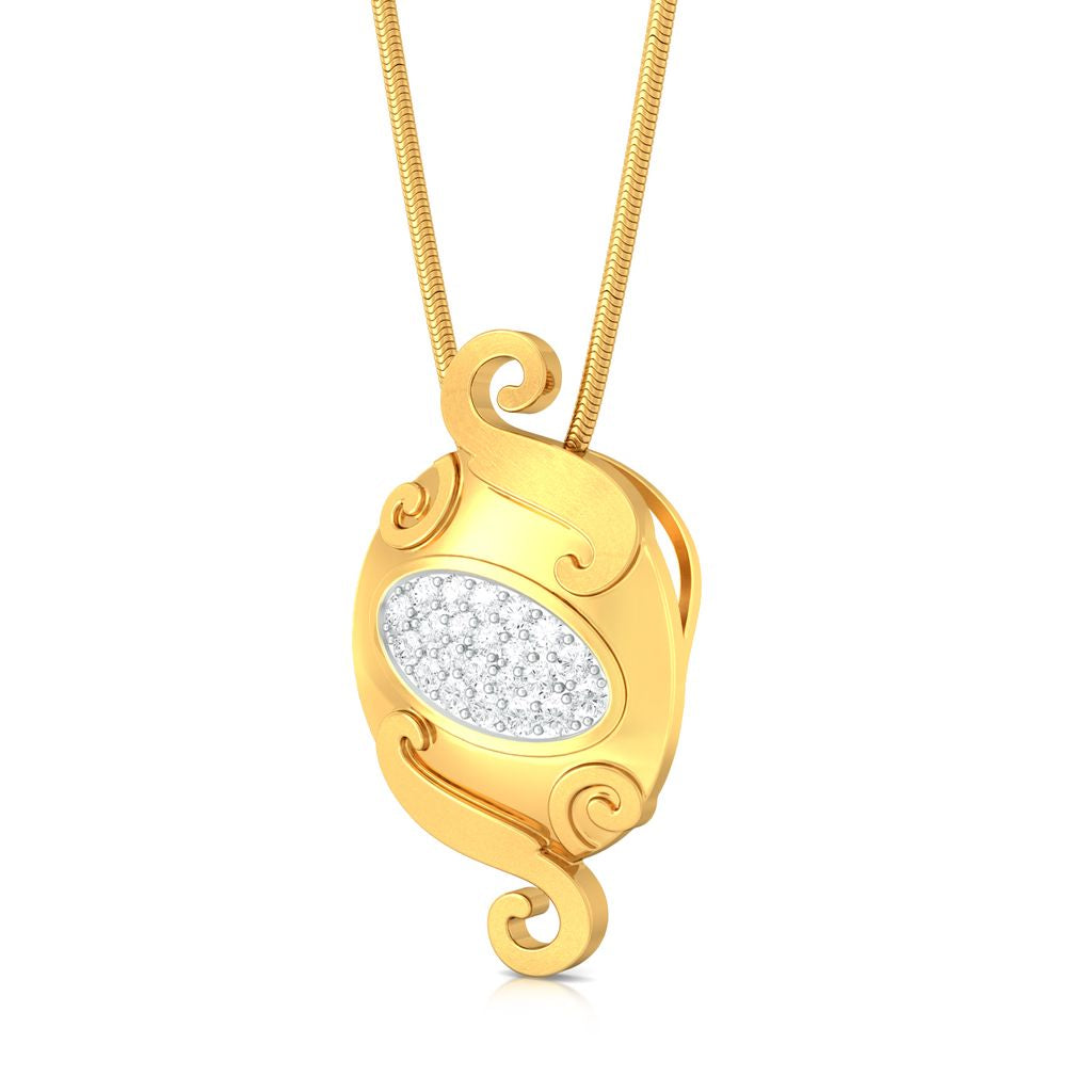 Textured Tango Diamond Pendants