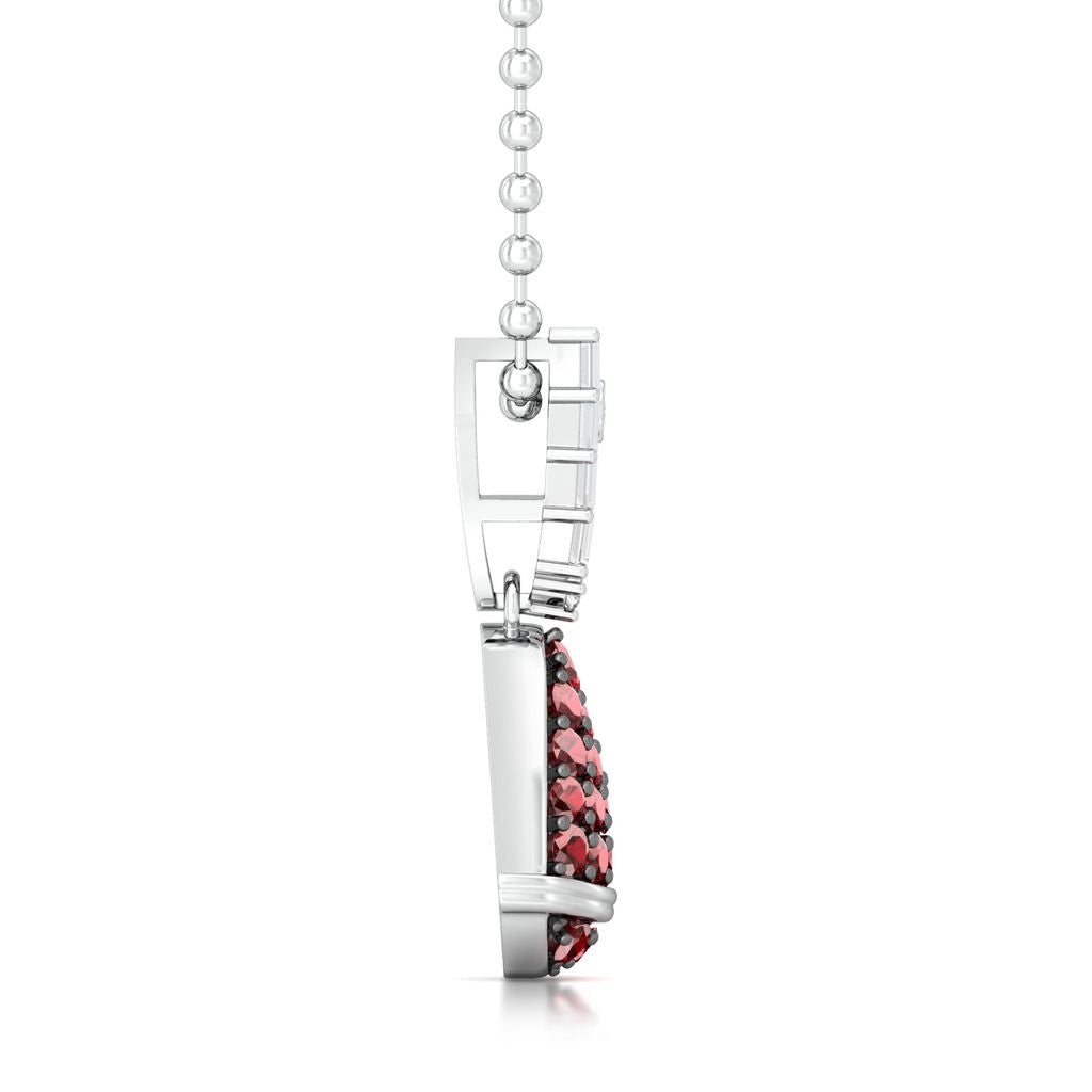 Drop Red Gorgeous Diamond Pendants