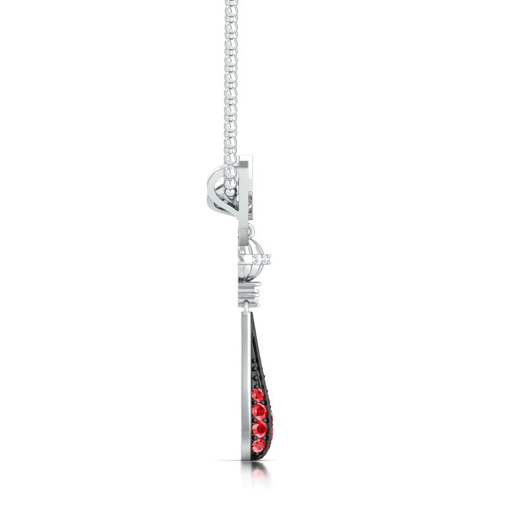 Red Dazzle Diamond Pendants