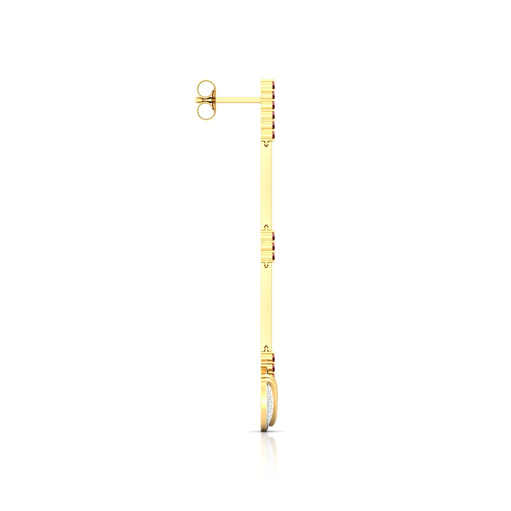 Fire and Ice Diamond Earrings