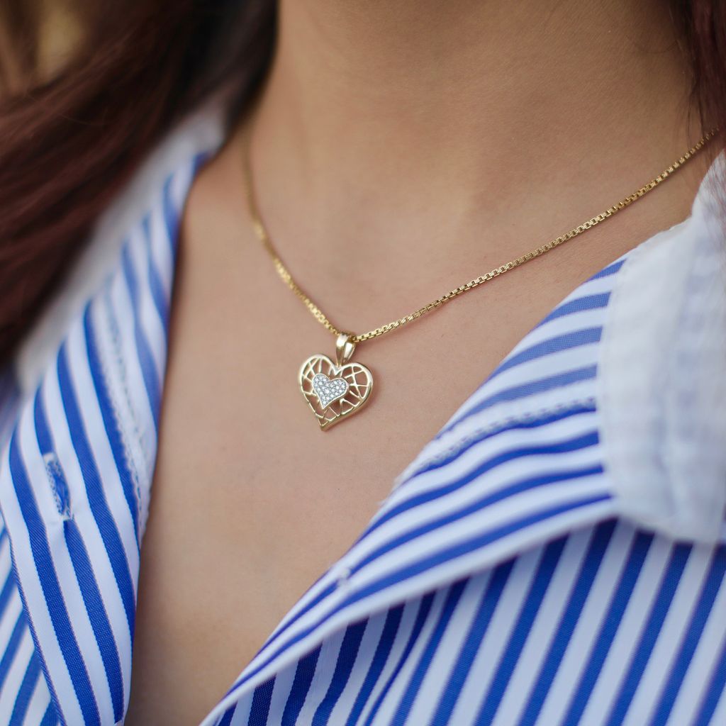 Tricky Tapestry Diamond Pendants