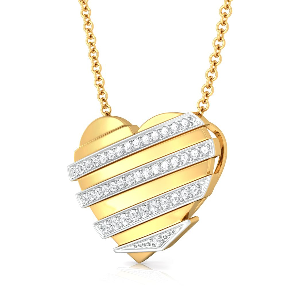 Cupid Streak Diamond Pendants