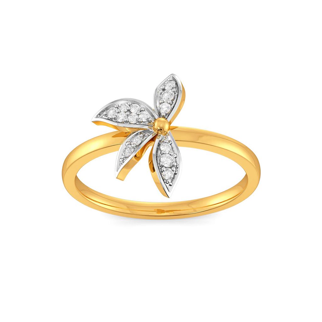 Half Blooms Diamond Rings