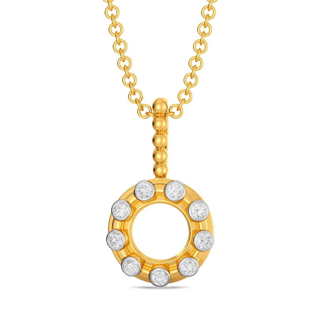 Hoop Loops Diamond Pendants
