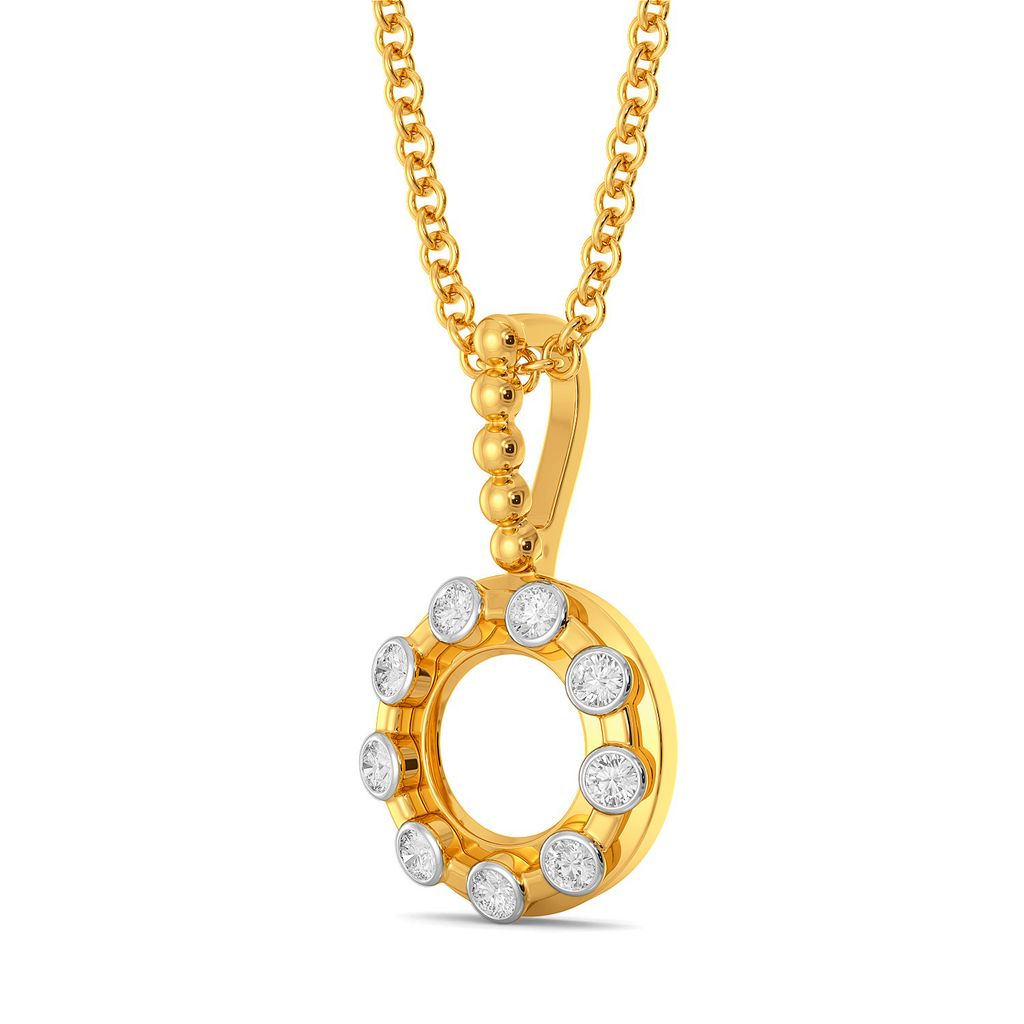 Hoop Loops Diamond Pendants