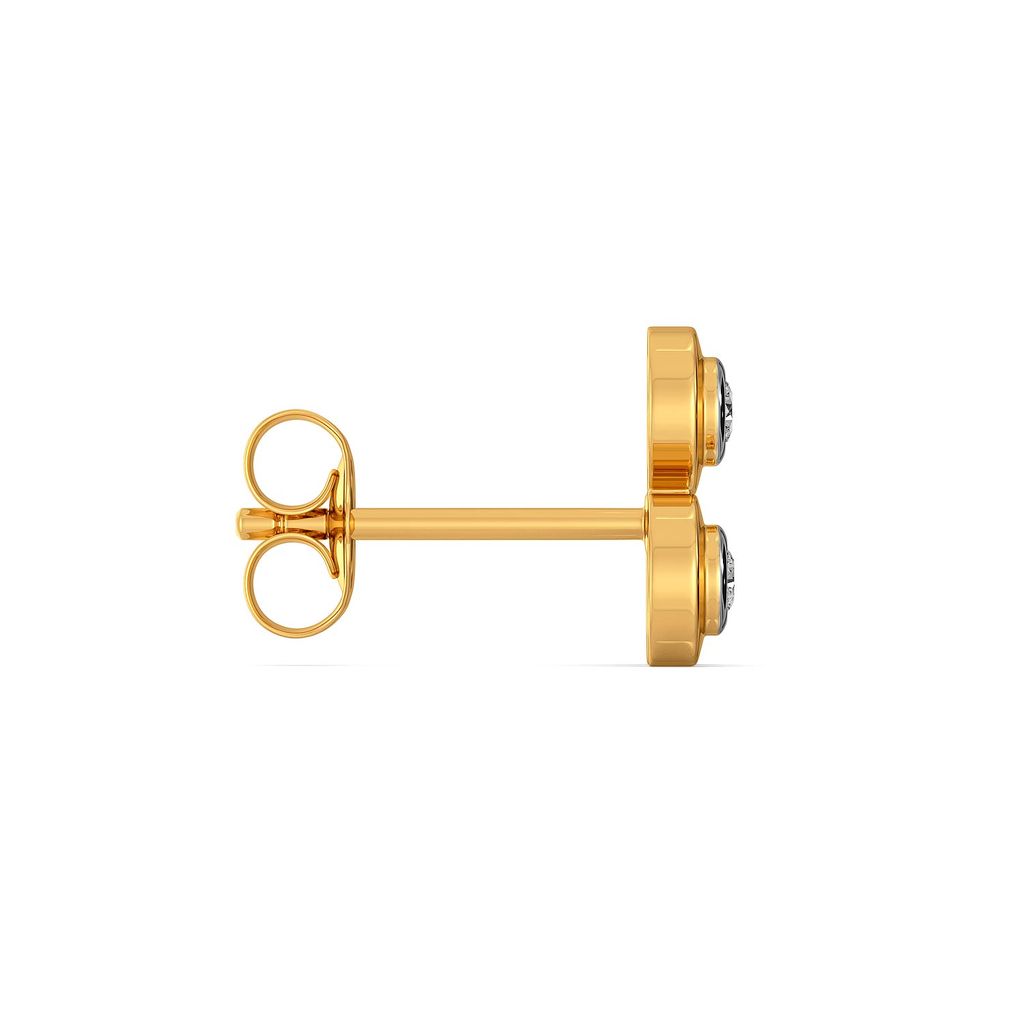 The Triple Step Diamond Earrings