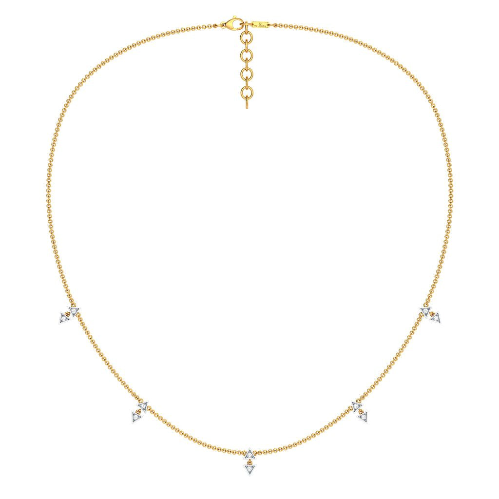Arrowhead Beams Diamond Necklaces